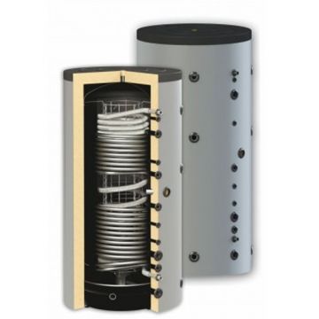 Boiler igienic combinat SUNSYSTEM HYG BR2 1000, cu doua serpentine, 1000 litri, pentru producerea și depozitarea apei calde menajere igienice și încălzire