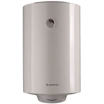 Boiler termoelectric Ariston Pro R VTS 120 EU, 2000 W, 120 l, 0.8 Mpa, Serpentina pe partea stanga, Izolatie termica, Protectie electrica IPX4, Reglaj extern de temperatura