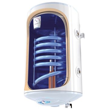Boiler termoelectric cu serpentina Tesy BiLight GCV6S 804420 B11 TSRC, 2000W, 80 l, serpentina pe partea dreapta, 8 bar, protectie anti-inghet, 18mm, Alb