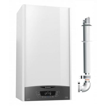 Centrala termica in condensare Ariston CLAS ONE+ WIFI 24 KW pentru incalzire si preparare ACM, kit evacuare inclus