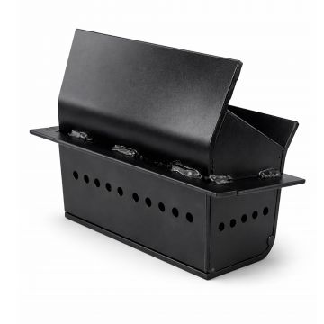 Creuzet (focar) din otel pentru Centrale - Termoseminee pe peleti Fornello 25/30 kW – Otel 3 mm – Royal / Primo / Pellet King ( PIESA ORIGINALA )