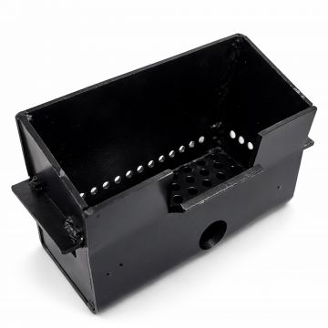 Creuzet (focar) din otel pentru Centrale - Termoseminee pe peleti Fornello 35/40 kW – Otel 4 mm – King  ( PIESA ORIGINALA )