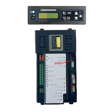 Set placa electronica si display Termosemineu pe peleti Fornello SERENA W25