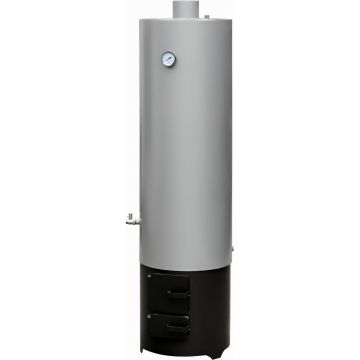 Ansamblu boiler cu focar Hausterm, FM, tabla zincata, 120 l, 7.5 kW