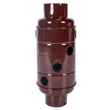 Burlan Recuperator Caldura, Rotund, 120 mm, Maro, Micul Fermier MF-EI1015-G01