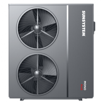 Pompa de caldura Aer-Apa pentru incalzire si racire, Sunsystem Mono Plus 230-3PH, Monobloc 23 kW, Inverter R32 ERP A+++, compresor Mitsubishi, Trifazata, Control Wi-Fi