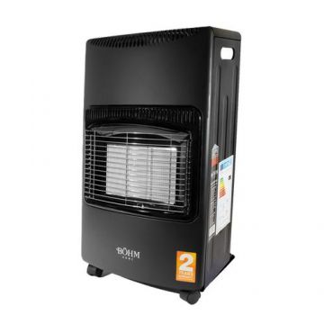 Soba pe gaz pliabilă BÖHM BF-003B, GPL, 4200 W, 3 trepte de putere, 20-80 m², Regulator GPL, Furtun GPL 1,5 m