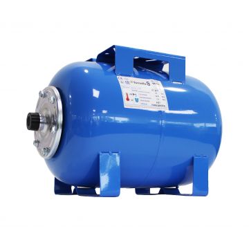 Vas expansiune hidrofor Fornello 24 litri, orizontal, culoare albastru, presiune maxima 10 bar, membrana EPDM