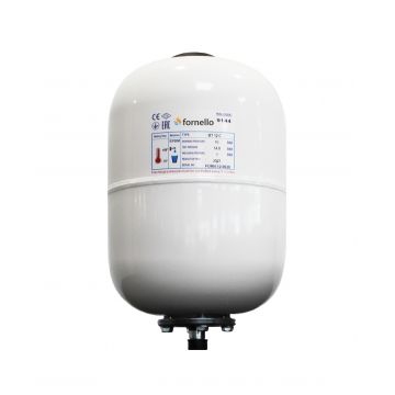Vas expansiune sanitar Fornello 12 litri, vertical culoare alb, presiune maxima 10 bar, membrana EPDM