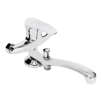 Baterie perete cu dus pe mijloc DS-91026, argintiu, finisaj cromat