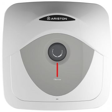 Boiler electric Ariston Andris RS 30 5 EU, 30l, 1500W, Termostat imersat, Montare deasupra chiuvetei, Rezervor emailat, Alb 30 l