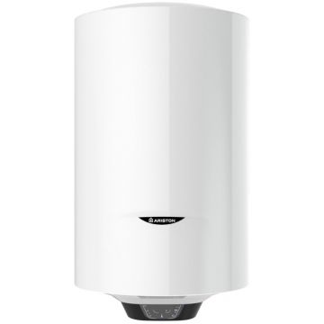 Boiler electric Ariston Pro 1 Eco 100, 1800 W, 100l, Afisaj LED, Tehnologie WaterPlus, Eco Evo, TitanShield, Functie T-MAX, Rezervor emailat cu Titan,