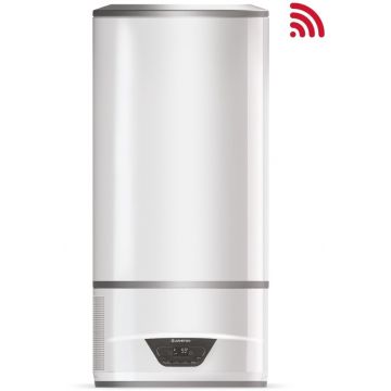 Boiler Electric cu Pompa de Caldura Ariston LYDOS HYBRID Wi-Fi 100, 100 Litri, 1200W, Clasa A, Tehnologie Hibrida, i-Memory 100 l