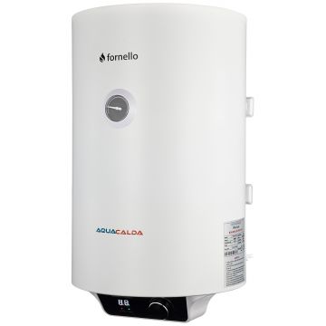 Boiler electric Fornello AQUACALDA Pro, 30 Litri, 2000 watt, reglaj extern al temperaturii, poliuretan expandat, grad de protecție IPX4, anod de magneziu si afisaj digital