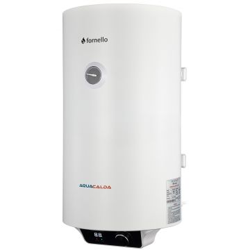 Boiler electric Fornello AQUACALDA Pro, 50 Litri, 2000 watt, reglaj extern al temperaturii, poliuretan expandat, grad de protecție IPX4, anod de magneziu si afisaj digital