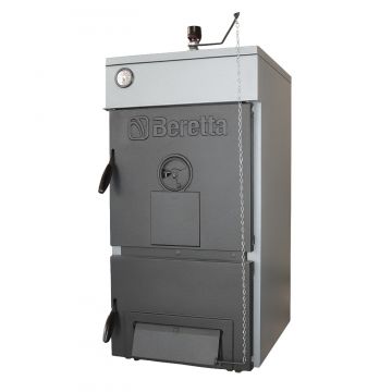 Cazan cu combustibil solid Beretta RBS 08, din fonta, carbune lemn, 41 kW, 8 elementi, conexiune 2  , incalzire locuinte si spatii industriale