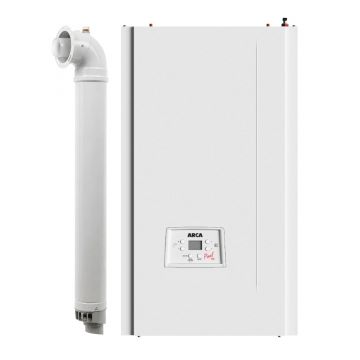Centrala termica pe gaz in condensare Arca Pixel MX 35/35 PN, 31 kw incalzire, 35 kw acm, kit evacuare inclus