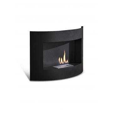 STONES Șemineu bio montat pe perete 15.5cm X 63cm H. 45cm | Aosom Romania