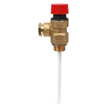 Supapa de siguranta temperatura si presiune Giacomini R140PY026, 1 2  , 7 bar, pentru boiler ACM