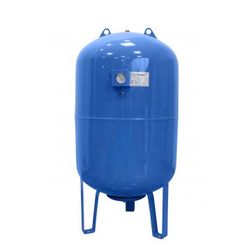 Vas expansiune pentru hidrofor Fornello 200 litri, vertical, cu picioare si manometru, culoare albastru, presiune maxima 10 bar, membrana EPDM