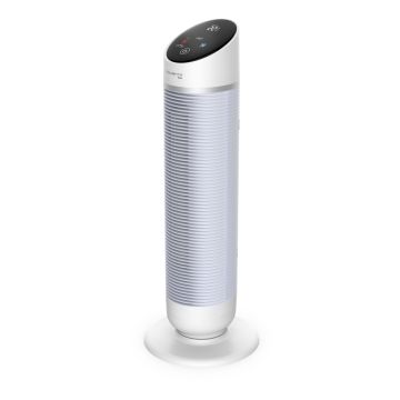Aeroterma electrica Rowenta Silent Comfort 3 in 1 HQ8110F0, 2400W, 3 trepte viteza, telecomanda, filtru, functie oprire automata, alb  gri