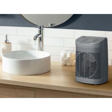 Aeroterma Rowenta Instant Comfort Aqua SO6511F2, mod Eco, 45 dB(A), 2200 W, gri