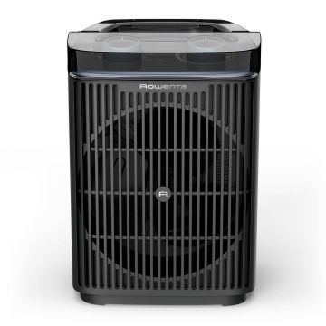 Aeroterma Rowenta Intense Comfort Aqua SO6550F0, 2400W, mod Eco  Turbo, termostat reglabil, oprire automata, protectie IP 21, maner transport, negru