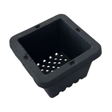 Creuzet (focar) din fonta pentru Semineu pe peleti cu aer cald Fiama Fuoco 8 kW - (PIESA ORIGINALA)