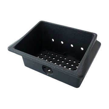 Creuzet (focar) din fonta pentru Semineu pe peleti cu aer cald Fiama Maxima/Insert - (PIESA ORIGINALA)