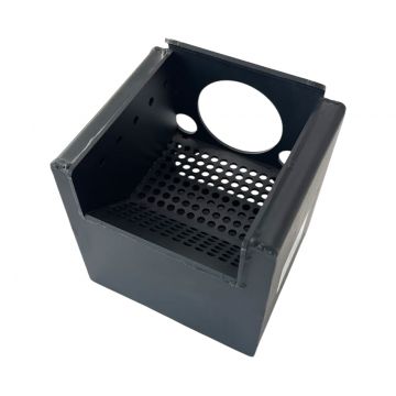 Creuzet (focar) din otel pentru Centrale/Termoseminee pe peleti Fornello Eva 30 kW – Otel 3 mm (PIESA ORIGINALA)